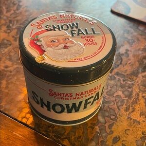 Santa's Naturals Snowfall Christmas Candle